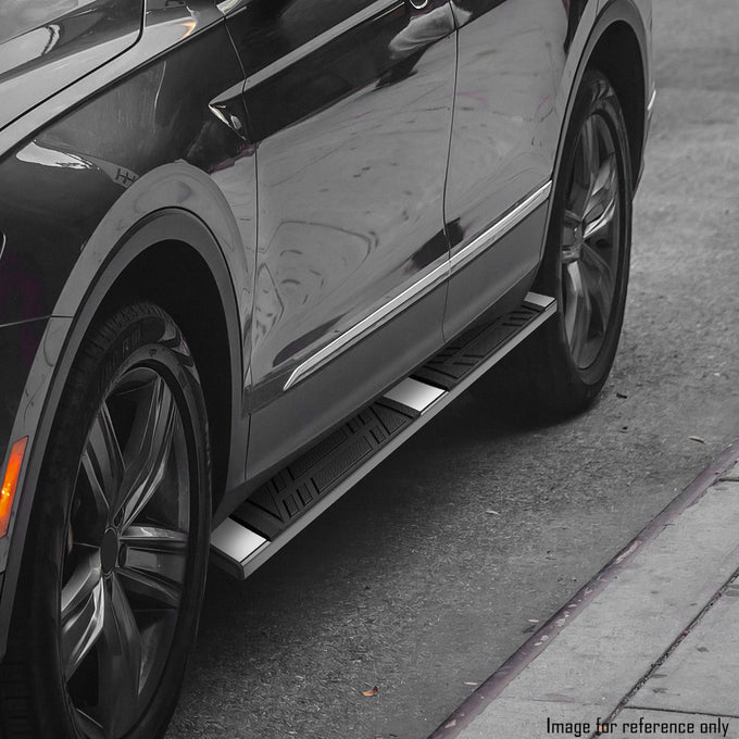 6.5 in. W Flat Step Bar Running Boards <br> 18-21 Volkswagen Tiguan
