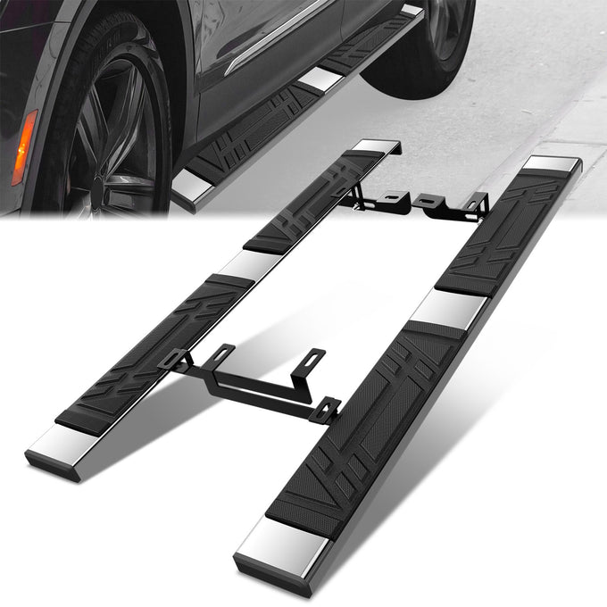 6.5 in. W Flat Step Bar Running Boards <br> 18-21 Volkswagen Tiguan