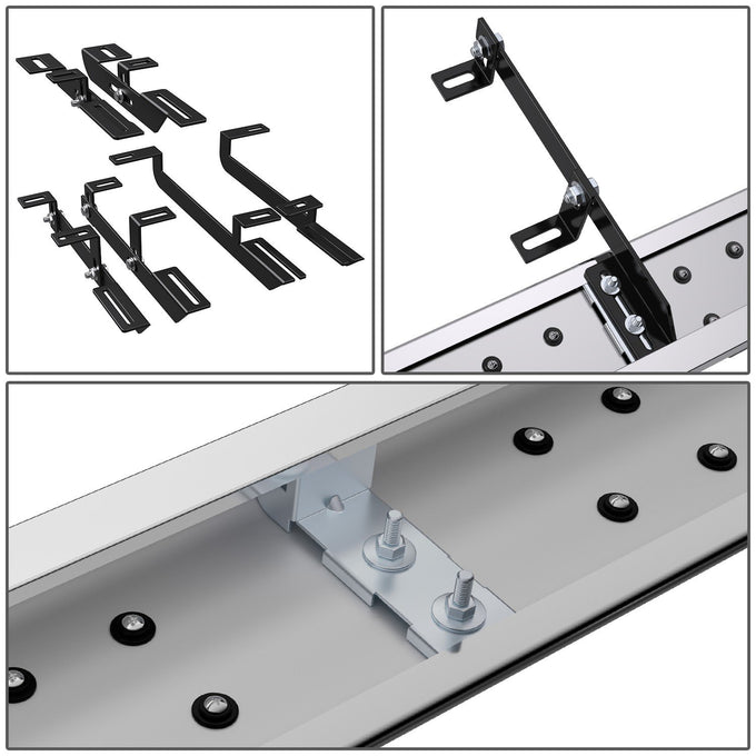 6.5 in. W Flat Step Bar Running Boards <br> 22-24 Volkswagen Tiguan