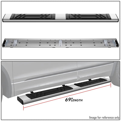 6.5 in. W Flat Step Bar Running Boards <br> 22-24 Volkswagen Tiguan