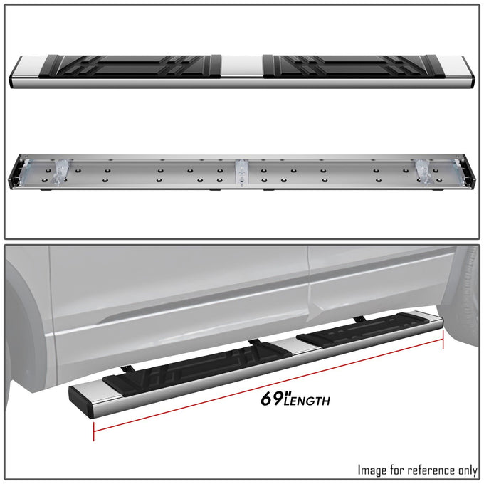 6.5 in. W Flat Step Bar Running Boards <br> 22-24 Volkswagen Tiguan