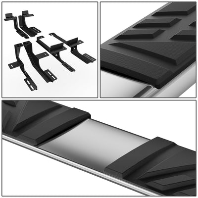 6.5 in. W Flat Step Bar Running Boards <br> 20-22 Kia Telluride, Hyundai Palisade