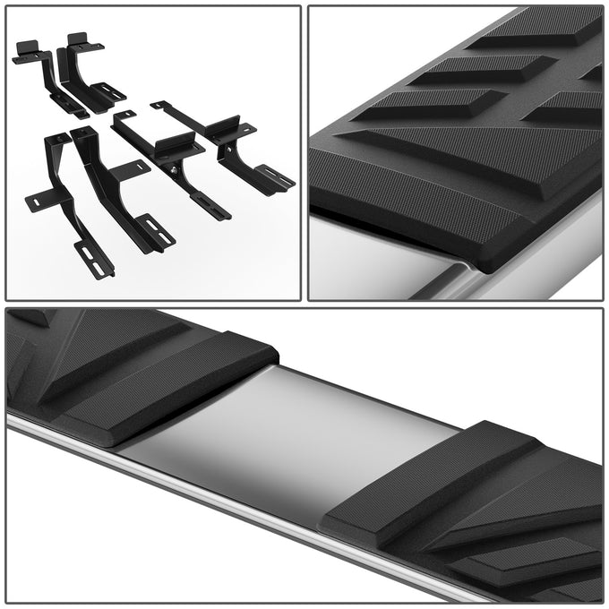 6.5 in. W Flat Step Bar Running Boards <br> 20-22 Kia Telluride, Hyundai Palisade