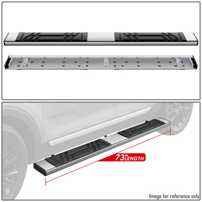 6.5 in. W Flat Step Bar Running Boards <br> 20-22 Kia Telluride, Hyundai Palisade