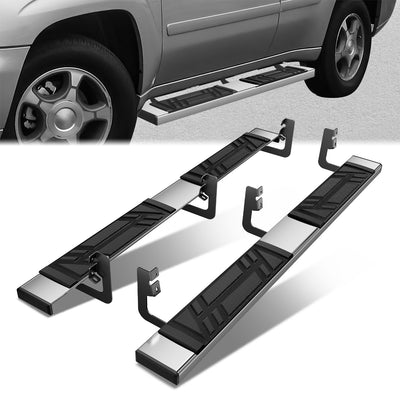 6.5in. Running Boards Side Step Nerf Bar <br>02-09 Chevy Trailblazer GMC Envoy