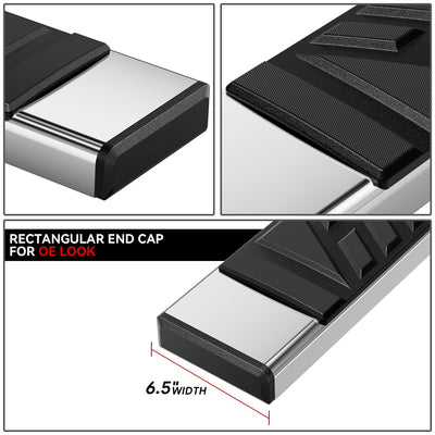 6.5in. Running Boards Side Step Nerf Bar <br>02-09 Chevy Trailblazer GMC Envoy