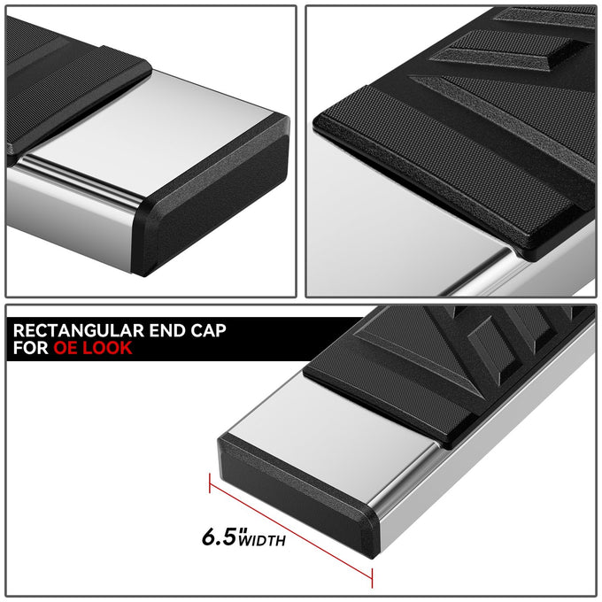 6.5in. Running Boards Side Step Nerf Bar <br>02-09 Chevy Trailblazer GMC Envoy
