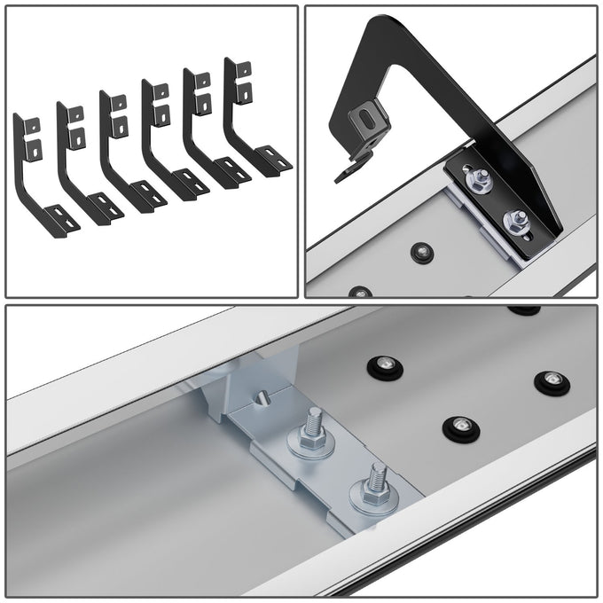 6.5in. Running Boards Side Step Nerf Bar <br>02-09 Chevy Trailblazer GMC Envoy