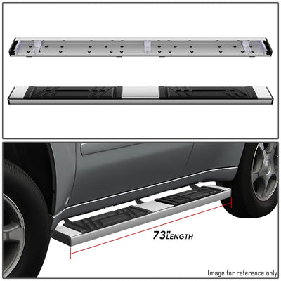 6.5in. Running Boards Side Step Nerf Bar <br>02-09 Chevy Trailblazer GMC Envoy