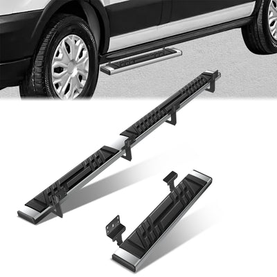 6.5in. Side Stainless Steel Running Board Step Nerf Bar <br>15-24 Ford Transit Van