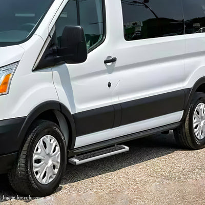 6.5in. Side Stainless Steel Running Board Step Nerf Bar <br>15-24 Ford Transit Van