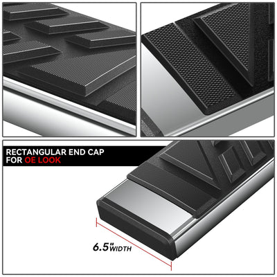 6.5in. Side Stainless Steel Running Board Step Nerf Bar <br>15-24 Ford Transit Van