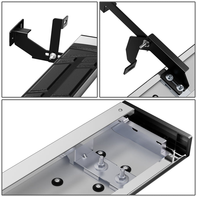 6.5 in. W Flat Step Bar Running Boards <br> 18-22 Chevry Traverse