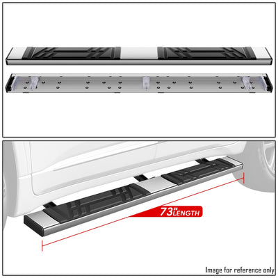 6.5 in. W Flat Step Bar Running Boards <br> 18-22 Chevry Traverse