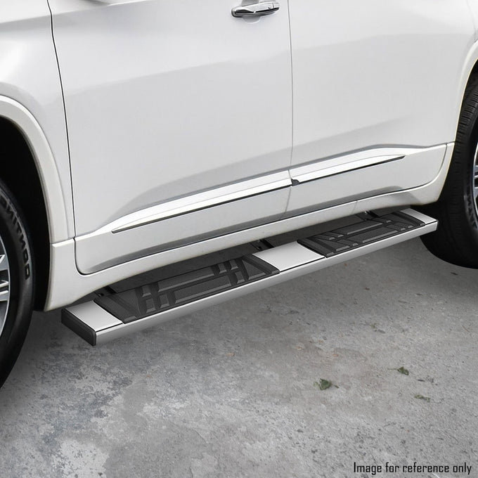6.5 in. W Flat Step Bar Running Boards <br> 18-22 Chevry Traverse