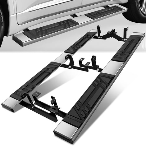 6.5 in. W Flat Step Bar Running Boards <br> 18-22 Chevry Traverse