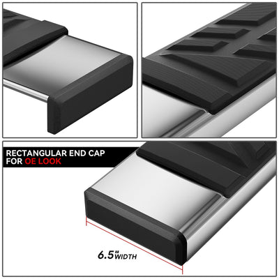 6.5 in. W Flat Step Bar Running Boards <br> 16-20 Chevy/GMC Tahoe Yukon