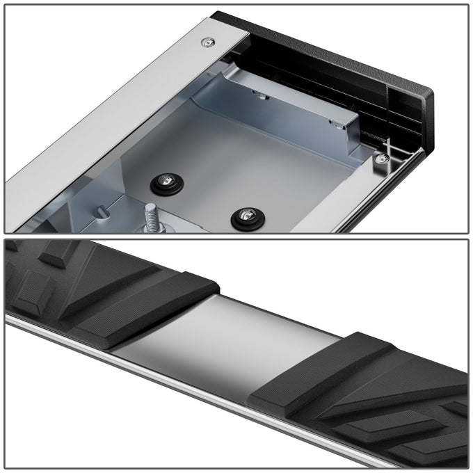 6.5 in. W Flat Step Bar Running Boards <br> 16-20 Chevy/GMC Tahoe Yukon