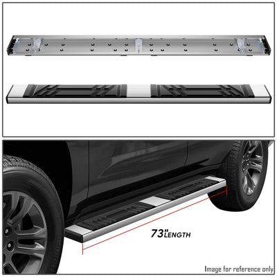 6.5 in. W Flat Step Bar Running Boards <br> 16-20 Chevy/GMC Tahoe Yukon