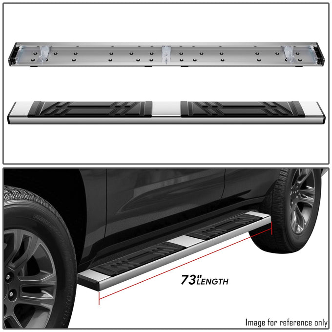 6.5 in. W Flat Step Bar Running Boards <br> 16-20 Chevy/GMC Tahoe Yukon