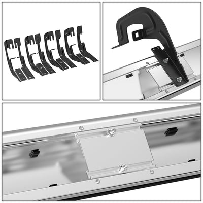 6 in. Wide Side Step Bar Running Boards <br>07-19 Chevy Silverado GMC Sierra Crew Cab