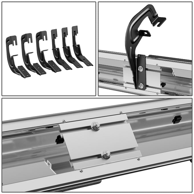 6 in. Wide Side Step Bar Running Boards <br>07-19 Chevy Silverado GMC Sierra Extended Cab