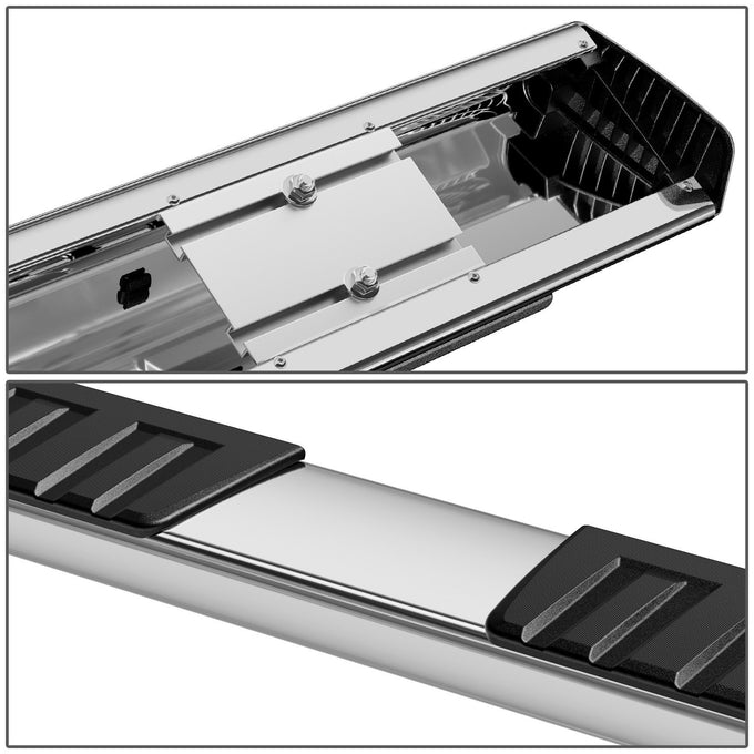 6 in. Wide Side Step Bar Running Boards <br>07-19 Chevy Silverado GMC Sierra Extended Cab
