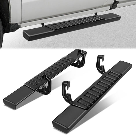 6 in. Wide Flat Step Bar Running Boards <br>07-19 Chevy Silverado GMC Sierra Standard Cab