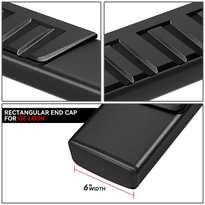 6 in. Wide Flat Step Bar Running Boards <br>07-19 Chevy Silverado GMC Sierra Standard Cab