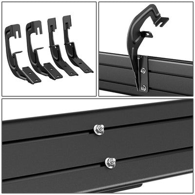 6 in. Wide Flat Step Bar Running Boards <br>07-19 Chevy Silverado GMC Sierra Standard Cab