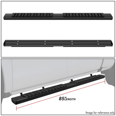 6 in. Wide Side Step Bar Running Boards <br>07-19 Chevy Silverado GMC Sierra Crew Cab