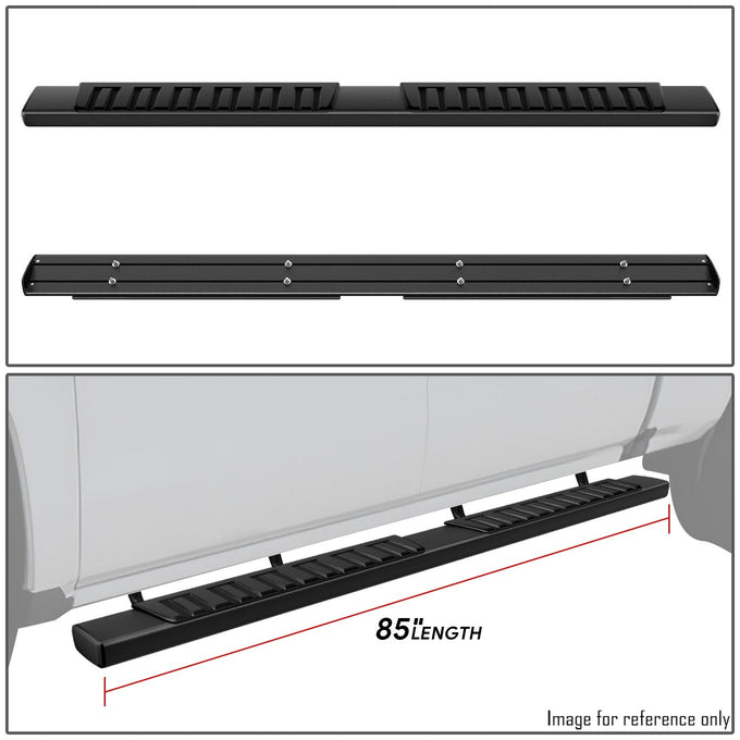 6 in. Wide Side Step Bar Running Boards <br>07-19 Chevy Silverado GMC Sierra Crew Cab