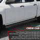 6 in. Wide Side Step Bar Running Boards <br>07-19 Chevy Silverado GMC Sierra Crew Cab