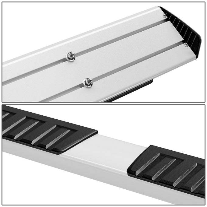 6 in. Wide Side Step Bar Running Boards <br>07-19 Chevy Silverado GMC Sierra Crew Cab