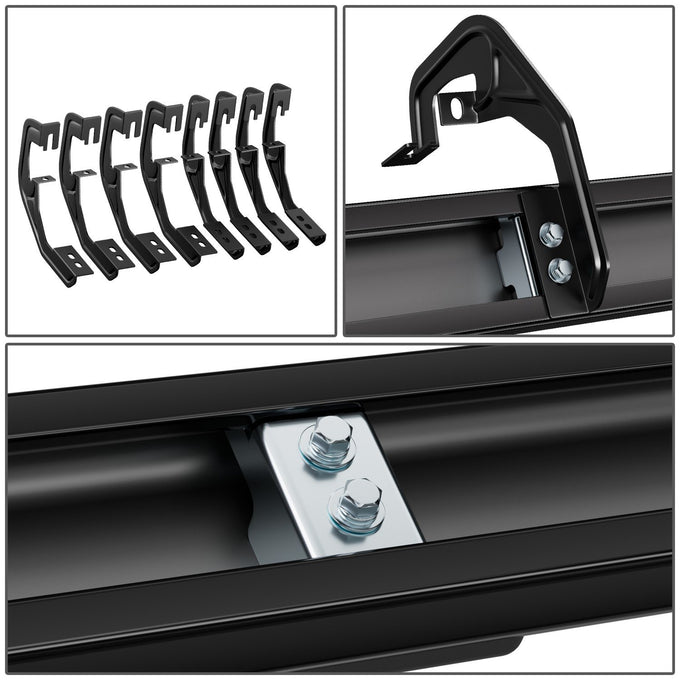 5 in. Wide Side Step Bar Running Boards <br>07-19 Chevy Silverado GMC Sierra Crew Cab