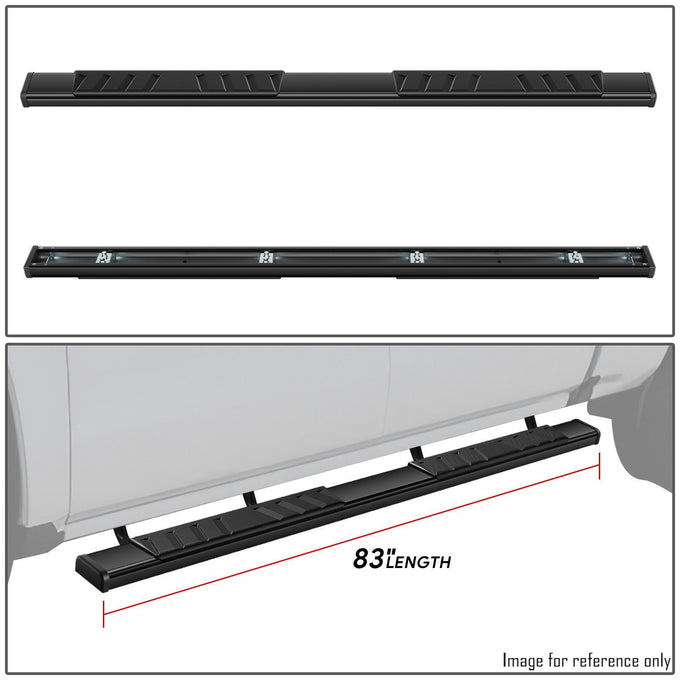 5 in. Wide Side Step Bar Running Boards <br>07-19 Chevy Silverado GMC Sierra Crew Cab