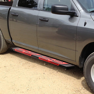 5.5 in. Wide Flat Step Bar Running Boards <br>11-18 Ram 1500 2500 3500 Crew Cab