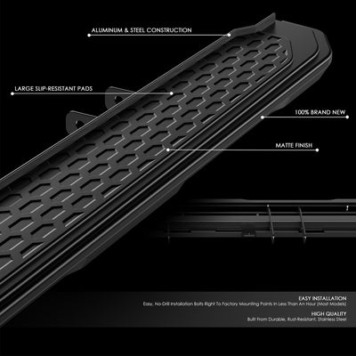 2Pcs Matte Finish Running Boards<br>23-26 Honda CR-V