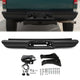 Black Steel Rear Step Bumper Assembly <br>88-00 Chevy GMC C/K 1500 2500 3500