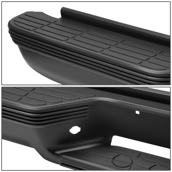 Rear Black Step Bumper Assembly <br>92-00 Chevy GMC C/K 1500 2500 Suburban Yukon