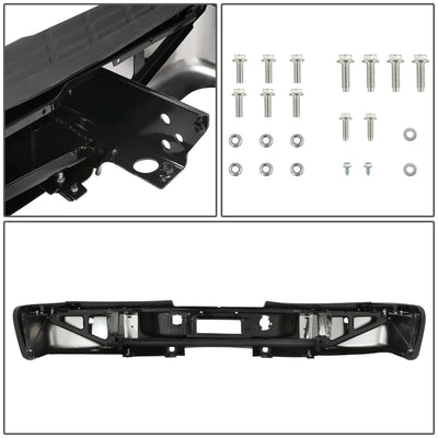 Chrome Rear Step Bumper <br>07-10 Chevy Silverado Sierra 2500 HD w/ Sensor Holes