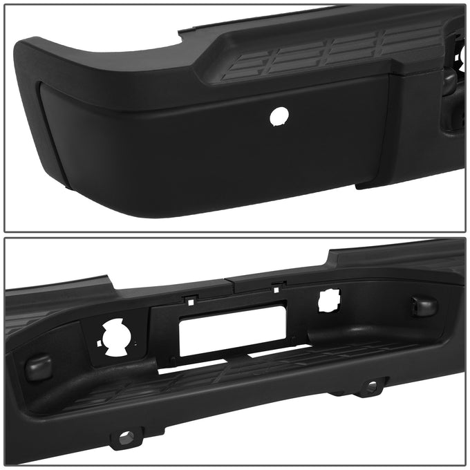 Rear Step Bumper W/License Plate Lights <br> 07-10 Chevy/GMC Silverado Sierra 2500 3500HD
