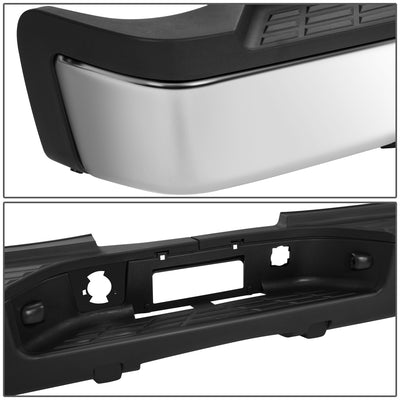 Rear Step Bumper W/License Plate Lights <br> 07-10 Chevy/GMC Silverado Sierra 2500 3500HD