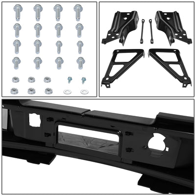 Rear Step Bumper W/License Plate Lights <br> 07-10 Chevy/GMC Silverado Sierra 2500 3500HD