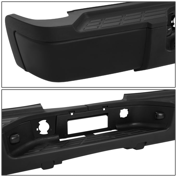 Rear Step Bumper W/License Plate Lights <br> 07-10 Chevy/GMC Silverado Sierra 2500 3500HD