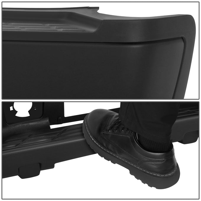 Rear Step Bumper W/License Plate Lights <br> 07-10 Chevy/GMC Silverado Sierra 2500 3500HD