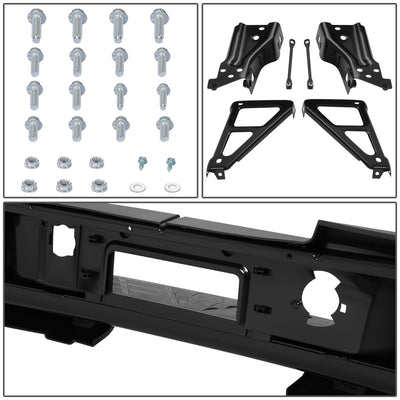 Rear Step Bumper W/License Plate Lights <br> 07-10 Chevy/GMC Silverado Sierra 2500 3500HD