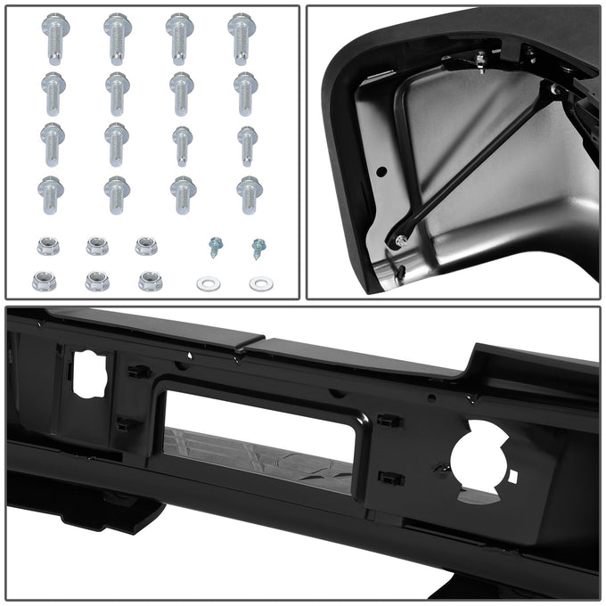 Rear Step Bumper W/License Plate Lights <br> 11-14 Chevy/GMC Silverado Sierra 2500 3500HD