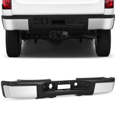 Rear Step Bumper W/License Plate Lights <br> 11-14 Chevy/GMC Silverado Sierra 2500 3500HD