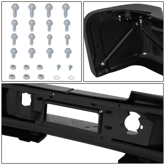Rear Step Bumper W/License Plate Lights <br> 11-14 Chevy/GMC Silverado Sierra 2500 3500HD